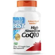 Doctor's Best, High Absorption CoQ10, 100mg, 120 Veg. Kapseln