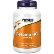 Now Foods, Betain HCL, 648mg, 120 Veg. Kapseln