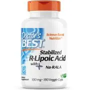 Doctor's Best, Stabilized R-Lipoic-Acid, 100mg, 180 veg. Kapseln