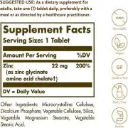 Solgar, Chelated Zinc, 22mg, 100 Veg, Tabletten