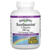 Natural Factors, Stress-Relax Suntheanine L-Theanine, 100mg, 60 Kautabletten