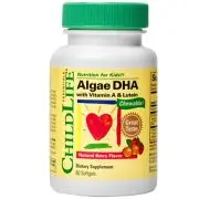 ChildLife Essentials, Algae DHA mit Vitamin A & Lutein, 60 Weichkapseln