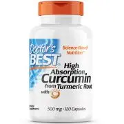 Doctor's Best, High Absorption Curcumin, 500mg, 120 Kapseln