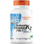 Doctor's Best, natürliches Vitamin K2, 45mcg, 60 veg. Kapseln