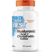 Doctor's Best, Hyaluronsäure mit Chondroitinsulfat, 180 Kapseln