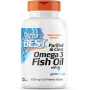 Doctor's Best, Omega 3 Fish Oil, 1000mg, 120 Fischkapseln