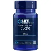 Life Extension, Super Ubiquinol CoQ10, 50mg, 100 Weichkapseln