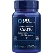 Life Extension, Super-Absorbable CoQ10, 100mg, 60 Weichkapseln
