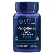 Life Extension, Pantothenic Acid, 500mg, 100 Kapseln