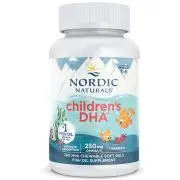 Nordic Naturals, Children's DHA, Erdbeergeschmack, 250mg, 360 Mini-Weichkapseln