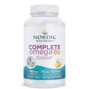 Nordic Naturals, Complete Omega-D3, Zitrone, 120 Weichkapseln
