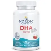 Nordic Naturals, DHA Xtra, 1660mg Omega-3, Erdbeere, 60 Weichkapseln