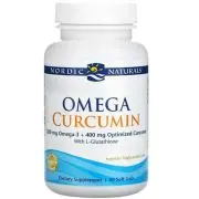 Nordic Naturals, Omega Curcumin, 1200mg Omega-3 plus 400mg optimized Curcumin, 60 Weichkapseln
