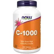 Now Foods, C-1000 mit Hagebutte, 250 Veg. Tabletten