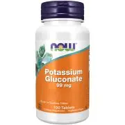Now Foods, Potassium Gluconate, 99mg, 100 Veg. Tabletten