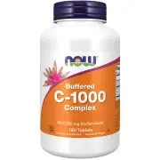 Now Foods, Buffered C-1000 Complex, 180 Tabletten