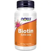 Now Foods, Biotin, 5000mcg, 60 Kapseln