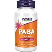 Now Foods, Paba, 500mg, 100 Kapseln