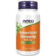Now Foods, American Ginseng, 500mg, 100 Kapseln