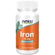 Now Foods, Iron,18mg Ferrochel, 120 Kapseln