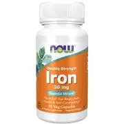Now Foods, Double Strength Iron, 36mg, 90 Kapseln
