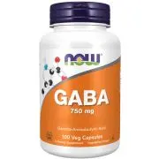 Now Foods, GABA, 750mg, 100 Kapseln