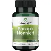 Swanson, Bacopa Monnieri, 10:1 Extract, 50mg, 90 Kapseln