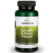 Swanson, Curcumin & Berberine with Black Pepper, 60 Kapseln