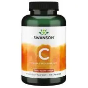 Swanson, C-1000 - Vitamin C with Rose Hips, 1,000 mg, 90 Kapseln