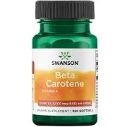 Swanson, Beta Carotene, 10000IU, Depot, 250 Weichkapseln