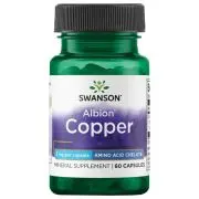 Swanson, Albion Copper, 2mg, 60 Kapseln