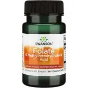 Swanson, Folate 5-Methyltetrahydrofolic Acid, 800mcg, 30 Kapseln