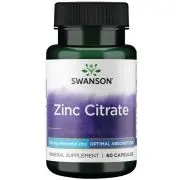 Swanson, Zinc Citrate, Depot 50mg, 60 Kapseln